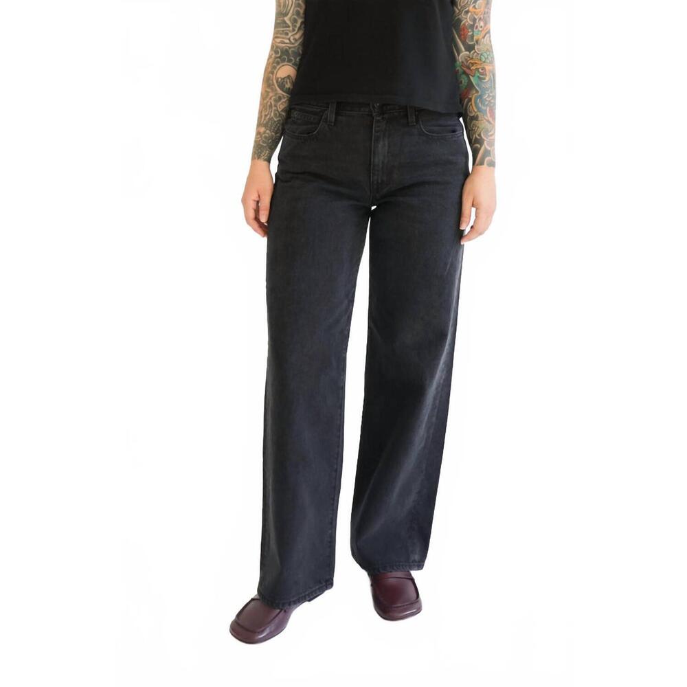 NEW SLVRLAKE jazmine straight leg jeans in shadow ridge